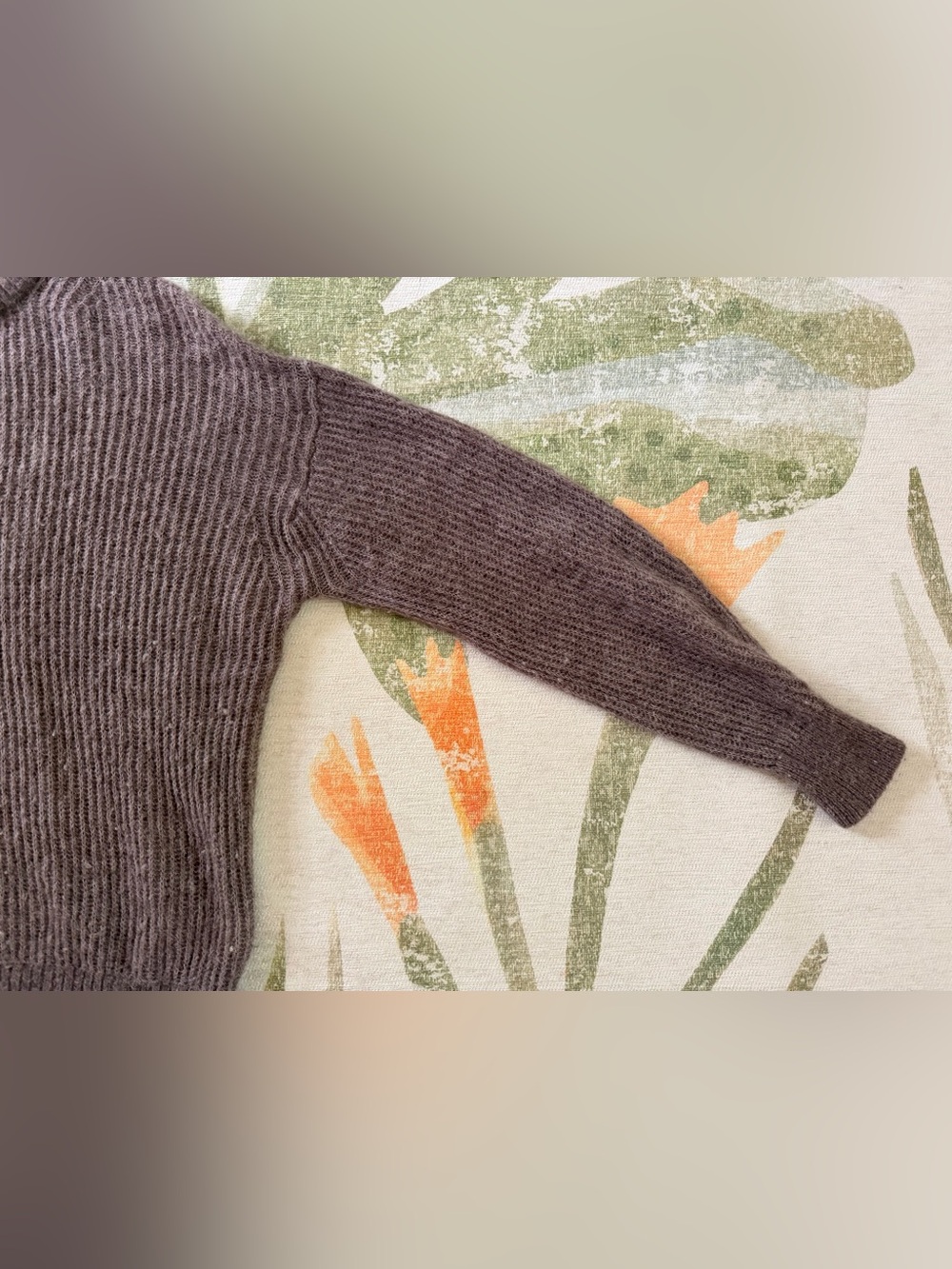 Everlane The Cocoon Crew in Alpaca, Taupe Melange - Size Medium - Picture 9 of 12